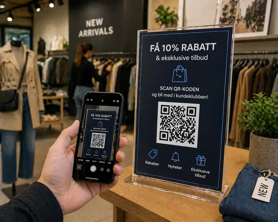 Eksempel 11 på Scanlink QR-kode i bruk