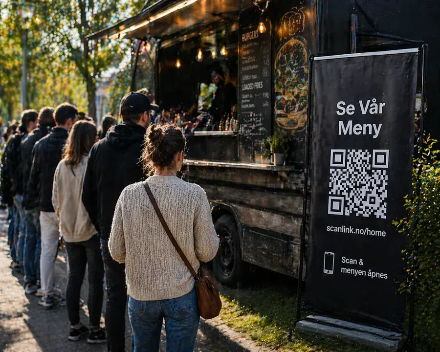 Eksempel 7 på Scanlink QR-kode i bruk